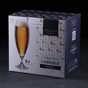 Набор бокалов для пива Carduelis, 380 мл, 6 шт