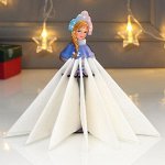 Салфетница &quot;Снегурочка&quot; набор 4 детали