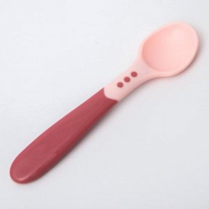 Набор для кормления: миска на присоске, с крышкой + ложка, цвет розовый