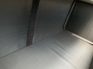 Органайзер L Большой Эко Кожа в багажник авто Черный с бежевой строчкой Akuma