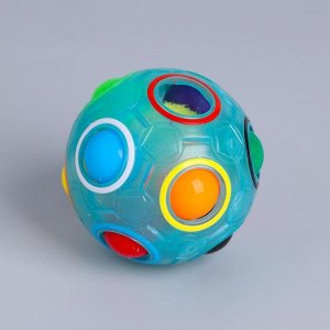 Головоломка шар «Пошевели мозгами», цвет голубой