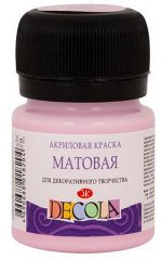 Акриловая краска матовая &quot;Декола&quot; 20мл Сакура 14326370 Невская палитра {Россия}