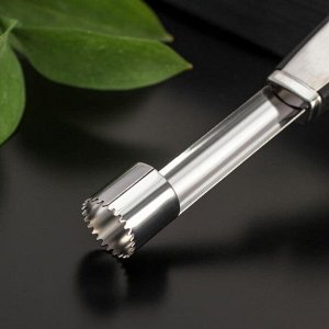 Нож для сердцевины Доляна Blade, 21 см, ручка soft - touch, чёрный