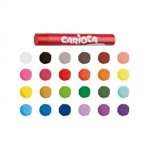 Пастель масляная 24 цвета Carioca "Oil Pastel", премиум, картон, европодвес