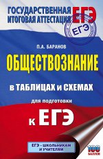 Баранов П.А. ЕГЭ. Обществознание в таблицах и схемах для подготовки к ЕГЭ