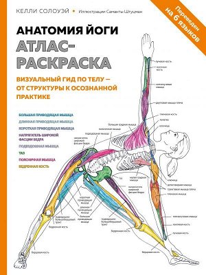 Солоуэй К. Анатомия йоги: атлас-раскраска. Визуальный гид по телу — от структуры к осознанной практике