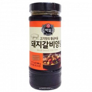 Соус и маринад КАЛЬБИ для свинины 500 г ст/б (CJ CheilJedang GALBI SAUSE for PORK) Ю. Корея