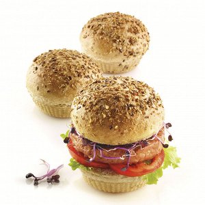 Форма для приготовления булочек и пирожных Burger Bread 20 х 34 см силиконовая