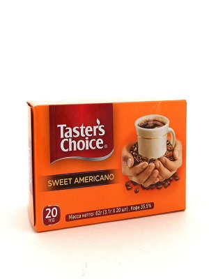 ТАСТЕР ЧОЙС Микс 2в1 Sweet Americano, трубочки