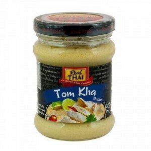 Соус на основе растительных масел  "Паста Том Кха" REAL THAI 125 гр. 1*12