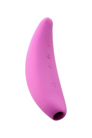 Вакуум-волновой бесконтактный стимулятор клитора satisfyer curvy 3+, силикон, розовый, 14,5 см.