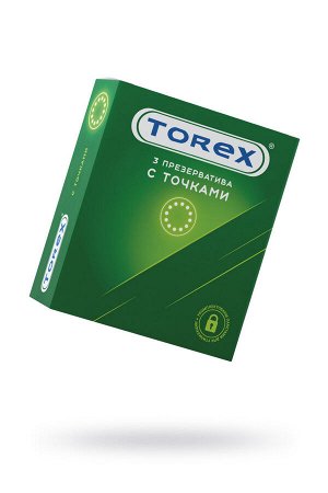 Презервативы TOREX с точками, №3