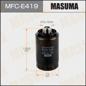 Фильтр масляный LHD MASUMA AUDI A5, Q5, VOLKSWAGEN PASSAT 08- MFC-E419