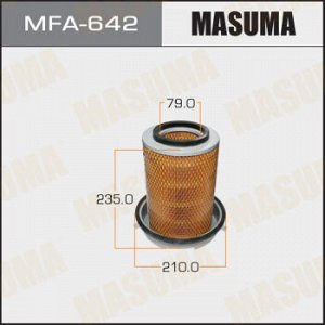 Воздушный фильтр A-519 MASUMA (1/8) MFA-642