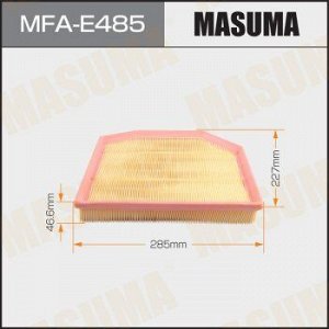 Воздушный фильтр MASUMA LHD BMW X3 (E83) / N52B30, N52B25 (1/21) MFA-E485
