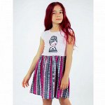 Платье кулирка 0395100203 для девочки
