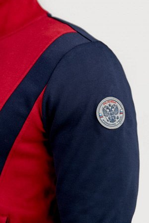 Куртка тренировочная мужская (синий/бордовый)