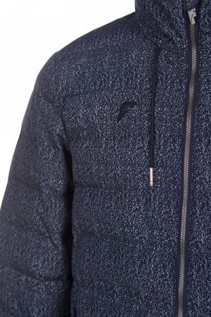 Куртка с эко пухом мужская (синий)