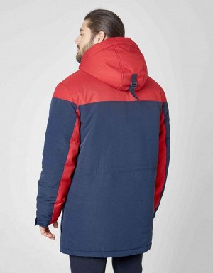 Куртка утепленная мужская (красный/синий)