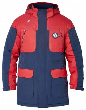 Куртка утепленная мужская (красный/синий)