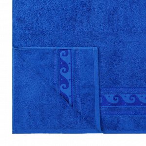 "Elegance" Полотенце махровое 50х90см, 460гр/м2, синий (Россия)