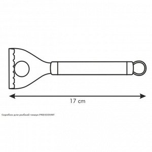 Скребок Tescoma PRESIDENT для рыбьей чешуи