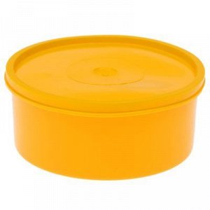 Контейнер пищевой 450 мл с герметичной крышкой, цвет жёлтый