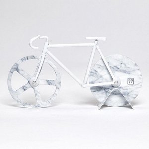 Нож для пиццы The fixie, белый мрамор