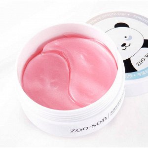 ПАТЧИ для кожи вокруг глаз ZOO SON Seaweed Repair (Морские водоросли и Коллаген) 80г/60шт/30пар, Воздушные розовые патчи. Подтяжка ,увлажнение ,питание, разглаживание морщин.