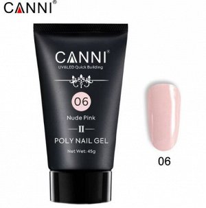 Полигель Canni Quick Building обнажённый розовый №06, 45г