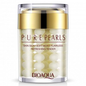 BIOAQUA, Увлажняющий крем с натуральной жемчужной пудрой Pure Pearls, 60 гр