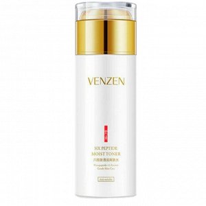 VENZEN, Освежающий тонер для лица с 6-ю пептидами Six Peptide Moist Toner, 120 мл