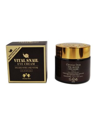 Christian Dean Vital Snail Eye Cream, Крем для век с муцином улитки 100 мл.