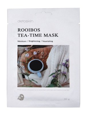 DETOSKIN. Тканевая маска с экстрактом чая ройбос, ROOIBOS TEA-TIME MASK, 30г