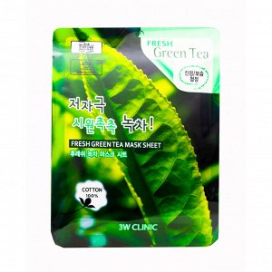 Маска-салфетка для лица с зеленым чаем
