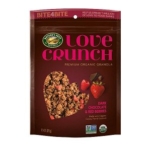 Love Crunch® Dark Chocolate & Red Berries Органич. кранч с темн. шокол. и красн ягод (клубн. мал)
