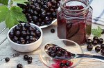 ЧЕРНАЯ СМОРОДИНА, протертая с сахаром (баночка 0,5 л)