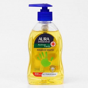 Жидкое мыло AURA для всей семьи с антибактериальным эффектом с ромашкой  300 мл