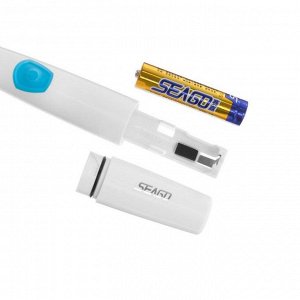 Электрическая зубная щётка Seago SG-912, 24000 уд/мин, таймер, от 1хААА, голубая