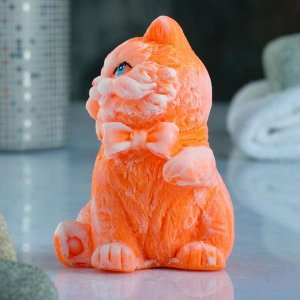 Фигурное мыло "Котик с бантиком" 95гр