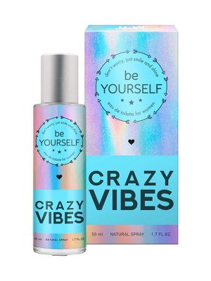 NEW ТВ жен.BE YOURSELF Crazy Vibes 50мл