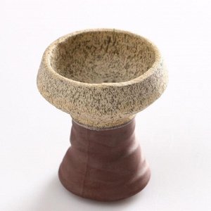 Чаша, глиняная,  d=6.7 см 8х6.7 см . микс