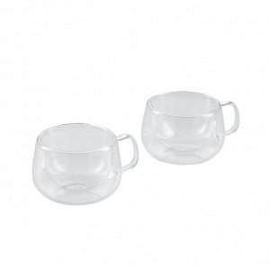 50330 WERNER Набор чайный PURE, 2 чашки 250мл. Материал: боросиликатное стекло.