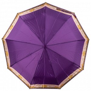 Зонт Модель полуавтомат. Цвет фиолетовый. Состав полиэстер-100%. Бренд Sponsa. Диаметр купола 102 см.