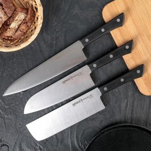 Набор кухонных ножей Samura Harakiri, 5 шт: лезвия 9,9 см, 15 см, 16,1 см, 16,5 см, 18,5 см, сталь AUS-8