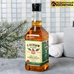 Гель для душа виски 500 мл &quot;С Новым годом&quot; зеленая