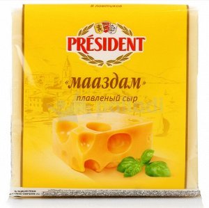 Сыр плавленый Маасдам 40% ломтевой