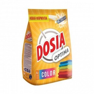 Стиральный порошок для машинной и ручной стирки Dosia Optima Color, 4кг