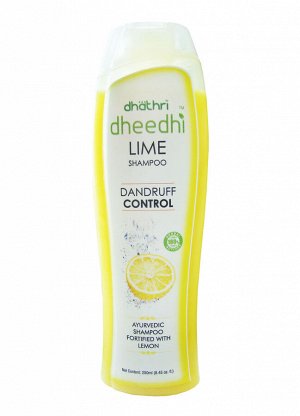 Аюрведический шампунь для волос Дхиди с лаймом 250мл/Dheedhi Lime Shampoo 250ml, шт