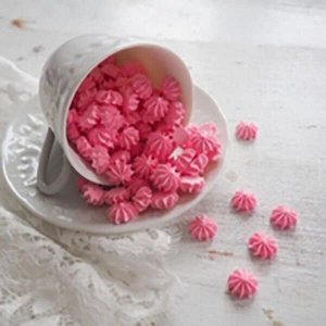 Сахарные фигурки Мини-безе (розовые) 50гр